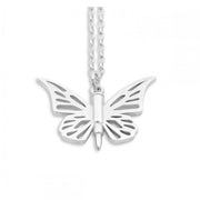 Bullet with Butterfly Wings Pendant