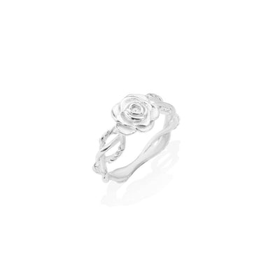 Barbed Wire Rose Ring